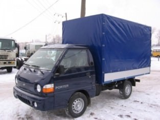 Тент на hyundai porter (2,9×1,7xh1,26) по коньку